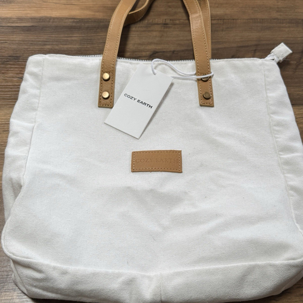 Cozy Earth Tote Storage Bag Women’s Canvas Handbag Shoulder Strap